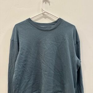 Madewell Slate Blue Crewneck Top